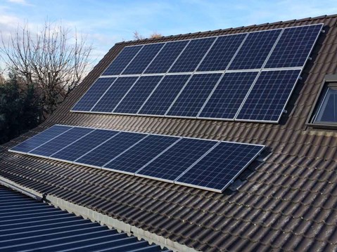 Solaranlagen auf Ziegeldach